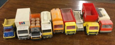 A collection of diecast MATCHBOX and other toy wor