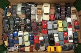 A box containing diecast and other MATCHBOX and ot