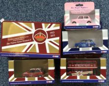 CORGI: A collection of 5 boxed diecast commemorati