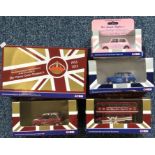 CORGI: A collection of 5 boxed diecast commemorati