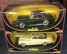 SOLIDO: Two 'Prestige' boxed diecast model cars co
