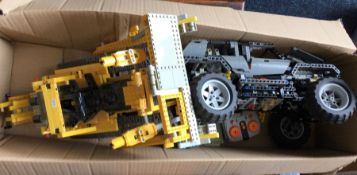 A selection of partly constructed as a Lego Bulldo