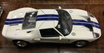 MOTORMAX: A large diecast model of a 'Ford GT'. (1