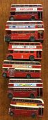 CORGI: A diecast toy bus together with five other