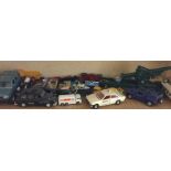 A collection of diecast and other MATCHBOX and oth