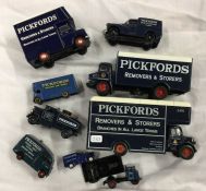 CORGI: A collection of diecast toy 'Pickford's' lo