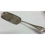 A heavy OE pattern silver crumb scoop with fluted