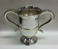 NEWCASTLE: A good Georgian silver two handled trop
