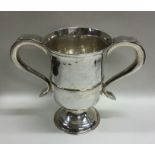 NEWCASTLE: A good Georgian silver two handled trop