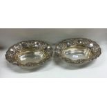 A good pair of stylish silver bonbon dishes. Chest