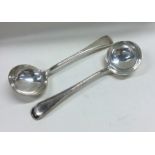 A good pair of OE and bead pattern silver ladles.