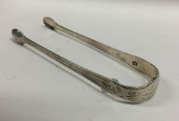 DUBLIN: A good pair of heavy Georgian silver sugar