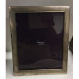 A good quality large silver picture frame with pan