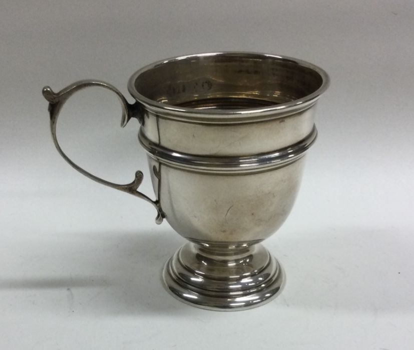 A small silver christening cup. Birmingham. Approx