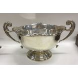 An Edwardian silver two handled trophy cup. Birmin
