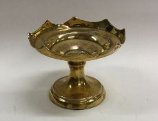 A silver gilt small comport. Birmingham. By S&M. A