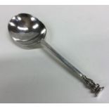 A good mid 17th Century seal top silver spoon with