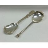 A Georgian style silver christening spoon together