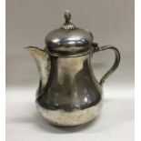 An unusual baluster shaped Antique Italian jug wit