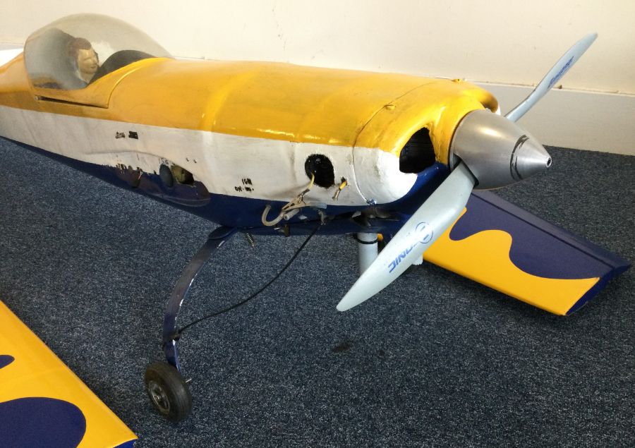 A large scratch built model Extra 300 aircraft wit - Image 2 of 2