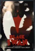 A 'Black Swan' film poster. approx. 102cms x 68cms