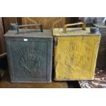 Two vintage Shell fuel cans. Est. £20 - £30.