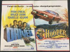 An EMI double film poster depicting Ryan O'Neal in