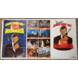 A large triple fold 'Moonraker' poster. Approx. 19