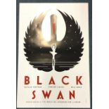 A 'Black Swan' film poster. approx. 102cms x 68cms