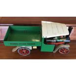 A Mamod Steam lorry in green. Est. £80 - £100.