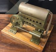 A scratch-built model stationary engine. Est. £30 - £40.