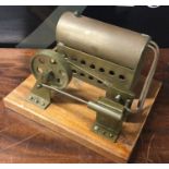 A scratch-built model stationary engine. Est. £30 - £40.