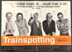 A Polygram 'Trainspotting' film poster. Approx. 69