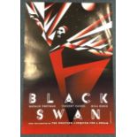 A 'Black Swan' film poster. approx. 102cms x 68cms