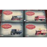 Four Corgi 'Vintage Glory' model vehicles in boxes