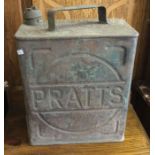 A vintage Pratt's fuel can. Est. £10 - £20.