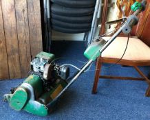 A vintage Qualcast Suffolk Punch Lawnmower. Est. £15 - £20.