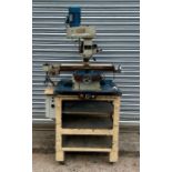 A Chester Milling Machine mounted on industrial workshop table. Est. £400 - £500.