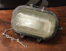 A Heavy Duty Industrial workshop light. Est. £5 - £10.