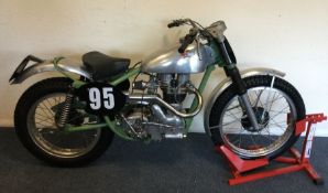 A Royal Enfield 350cc Trials Bike. Est. £2500 - £3000.