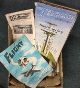 A selection of magazines relating to aeronautical engineering including publications from "The Aerop