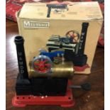 A Mamod Steam Stationary Engine SP1 Model with original box. Est. £30 - £40.