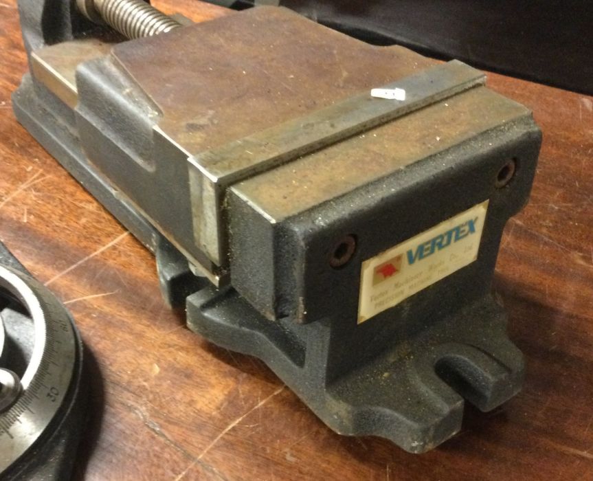 A Vertex Precision Milling Machine Vice with swivel base. Est. £100 - £150. - Image 2 of 2