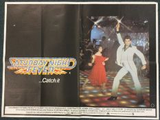A John Travolta 'Saturday Night Fever' film poster