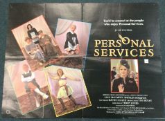 A Julie Walters 'Personal Services' film poster. A