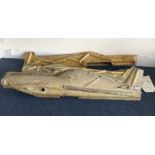 Two fibreglass plane moulds. Est. £10 - £20.