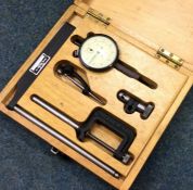 A John Bull dial gauge in original case. Est. £20 - £30.