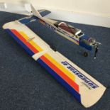 A scratch built Hobbico Superstar 40 aircraft numb