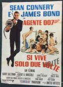 A Sean Connery 'Si Vive Solo Due Volte' (You Only