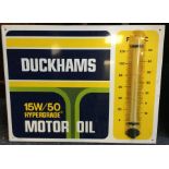A vintage Duckhams Motor Oil sign. Est. £30 - £50.